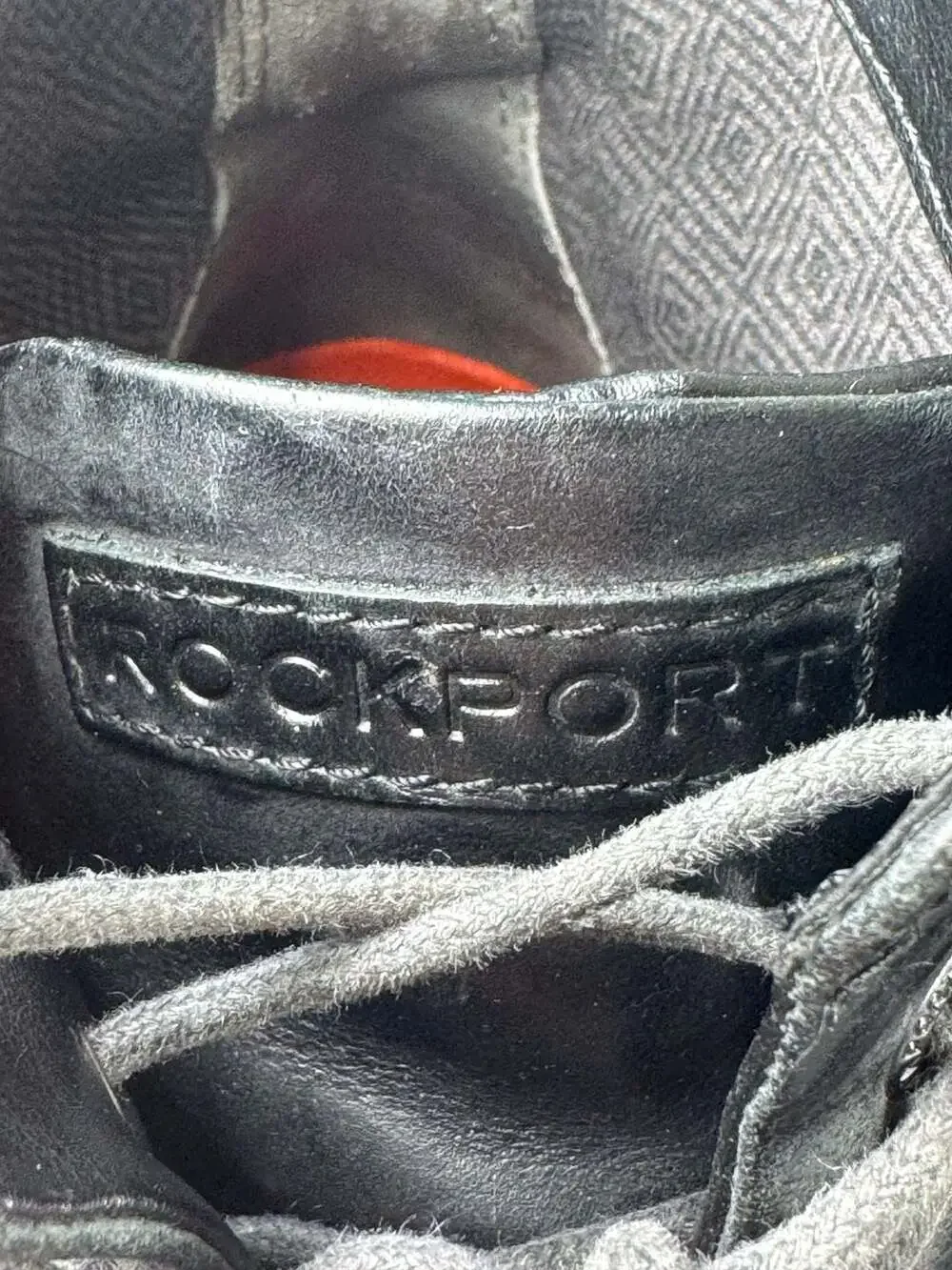 Rockport Men’s TruTech Leather Cap Toe Lace Up Ankle Boots Black Size 10.5